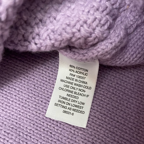 Lavender Sweater Vest - Picture 6 of 11